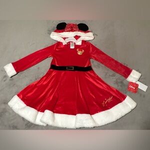 Disney Minnie Mouse Santa Holiday Costume Dress/ Size: 6/ NWT